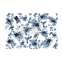 Re Design Décor Transfers® - Pretty in Blue ca 61x89cm