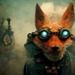 MINT - A1 Decoupagepapper (ca 59x84cm) - FUTURE FOX
