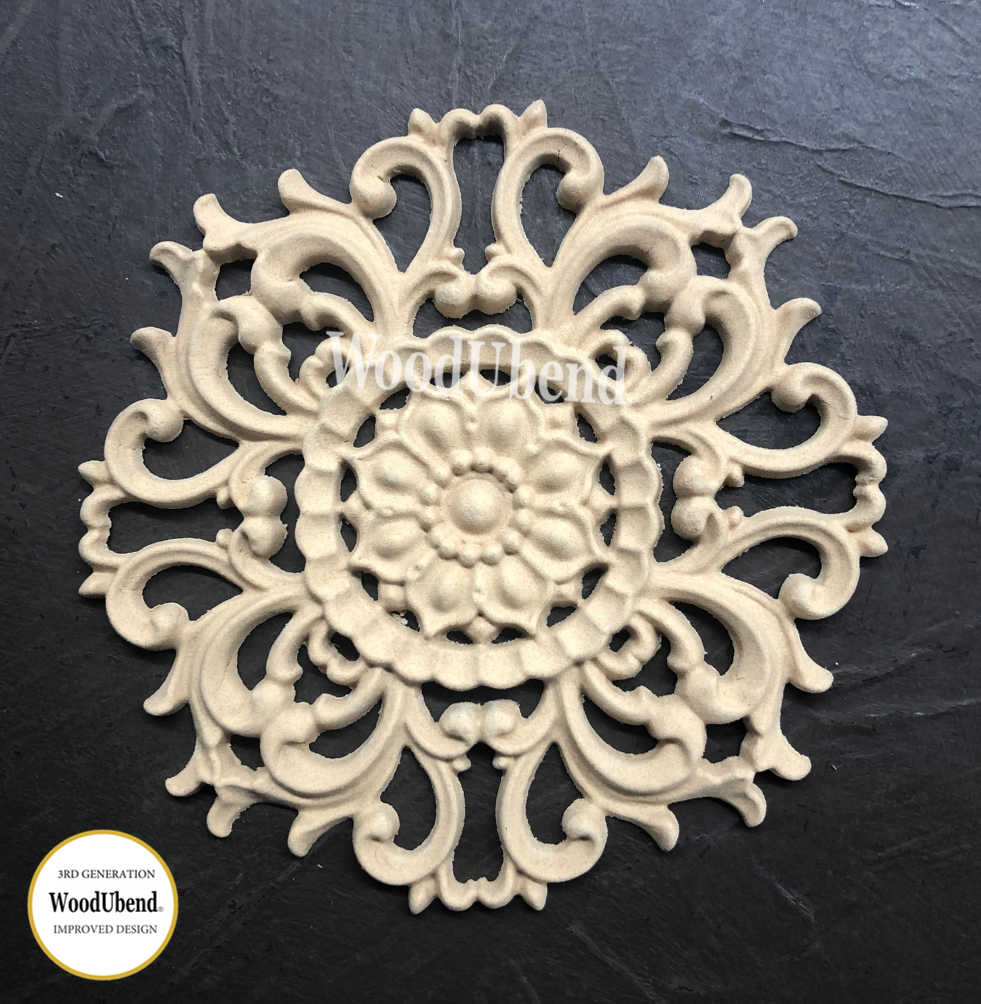FLEXIBLA ORNAMENT - WoodUbend - Pediments WUB2082 (2-pack)