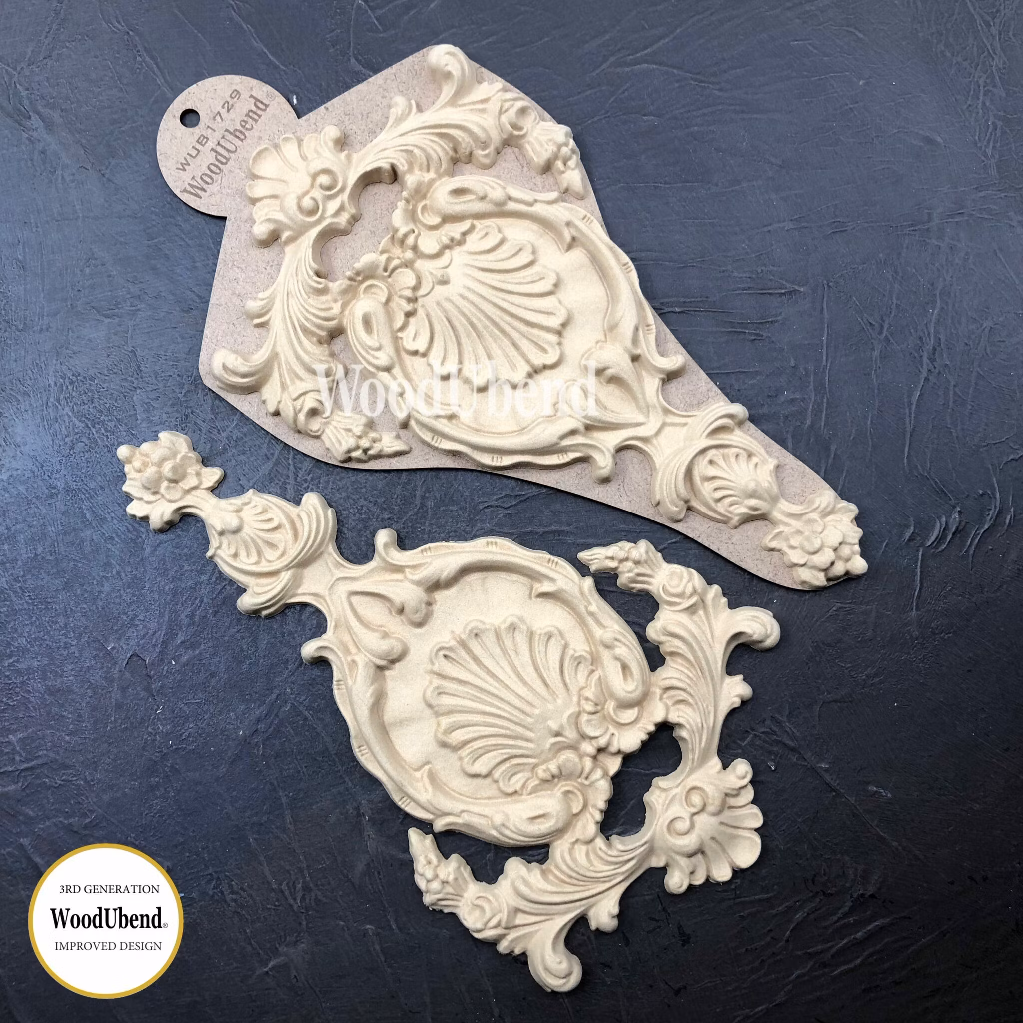 FLEXIBLA ORNAMENT - WoodUbend - Decorative Drops - WUB1729 (2-pack)