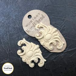 WoodUbend® Decorative Plume 7.5 × 5cm WUB1667 (2-pack)
