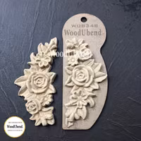 WoodUbend® Flower Garlands 5.5x11.5cm WUB0348 (2-pack)