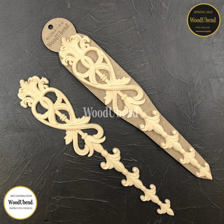 FLEXIBLA ORNAMENT - WoodUbend - Floral Drops  WUB2144 (2-pack)