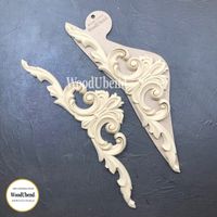 WoodUbend® Pediments 14x41cm WUB1392 (2-pack)