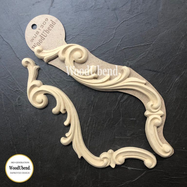 FLEXIBLA ORNAMENT - WoodUbend - Decorative Scrolls - WUB1309 (2-pack)