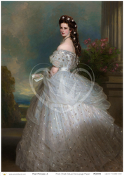 Posh Chalk® PRINCESS A1 Deluxe Decoupage Paper ca 59x84cm