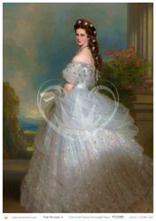 Posh Chalk® PRINCESS - A3 Deluxe Decoupage Paper ca 30x42cm