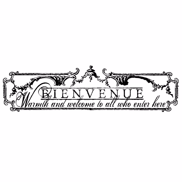IOD Decor Transfer - BIEN ca 72x21cm