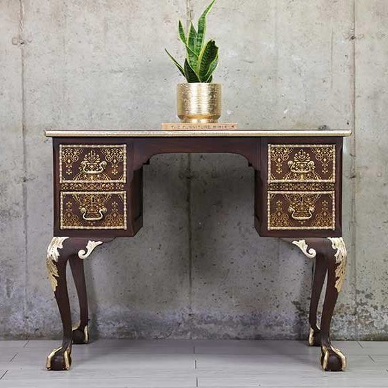 Transfermotiv - Re Design Décor Transfer - Golden Damask - Photo Credit: @Kaćha Furniture