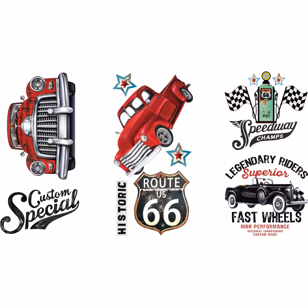 Transfermotiv - Re Design Décor Transfer - Classic Rides
