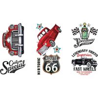 ReDesign Décor Transfers® - Classic Rides LITEN 30x46cm
