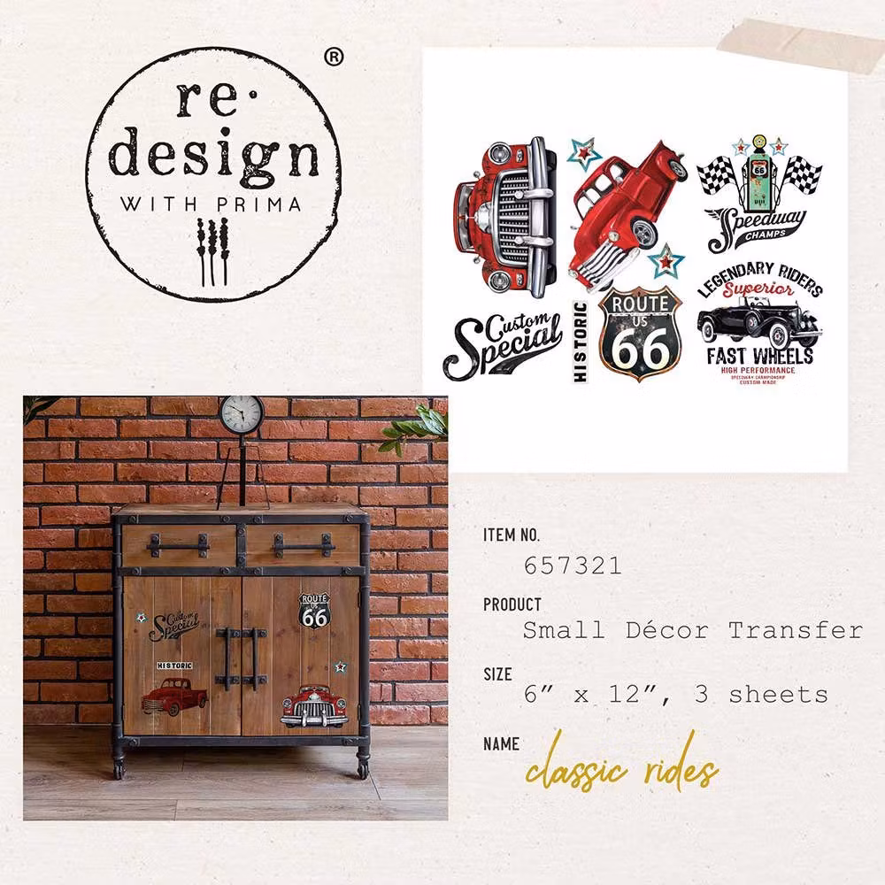 Transfermotiv - Re Design Décor Transfer - Classic  Rides