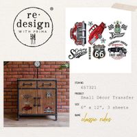ReDesign Décor Transfers® - Classic Rides LITEN 30x46cm