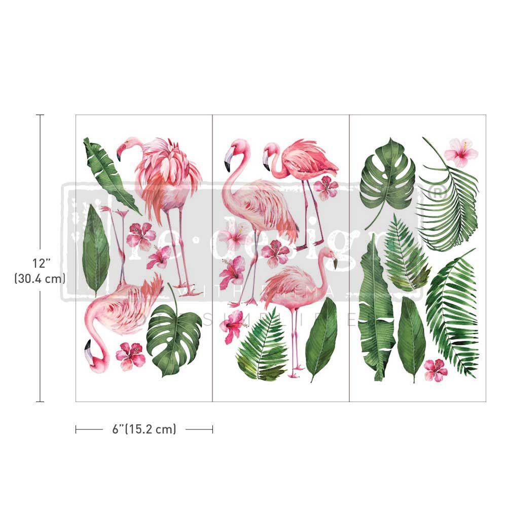 Transfermotiv - Re Design Décor Transfer - Flamingo Pink