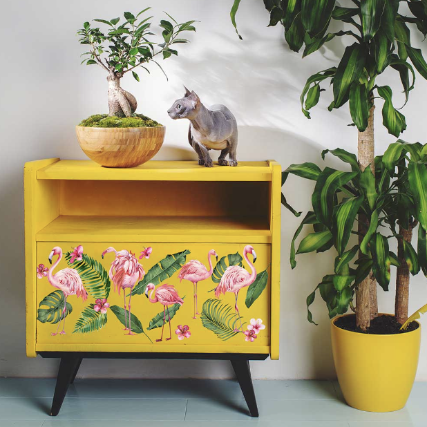 Transfermotiv - Re Design Décor Transfer - Flamingo Pink