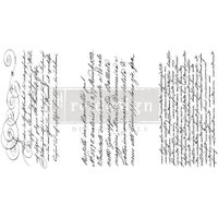 ReDesign Décor Transfers® - Secret Letter (black) LITEN 30x46cm