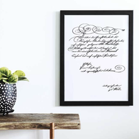 ReDesign Décor Transfers® - Secret Letter (black) LITEN 30x46cm