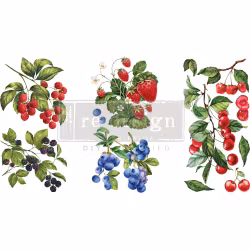 ReDesign Décor Transfers® - Sweet Berries LITEN 30x46cm