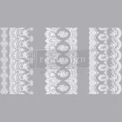 ReDesign Décor Transfers® - Vintage Wall Paper (white) LITEN 30x46cm