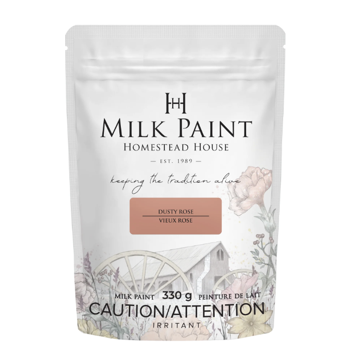 DUSTY ROSE - Homestead House - Milk Paint - Kaseinfärg - Mjölkfärg
