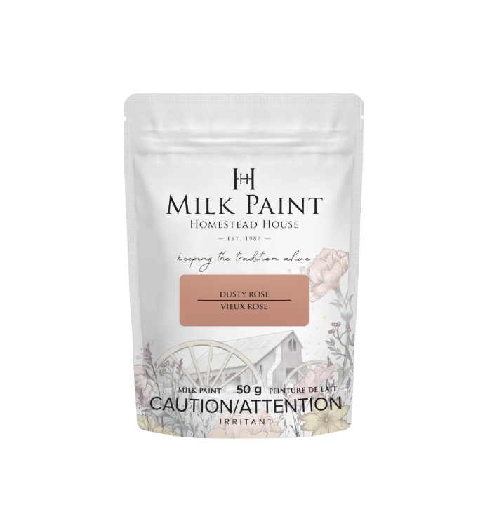 DUSTY ROSE - Homestead House - Milk Paint - Kaseinfärg - Mjölkfärg