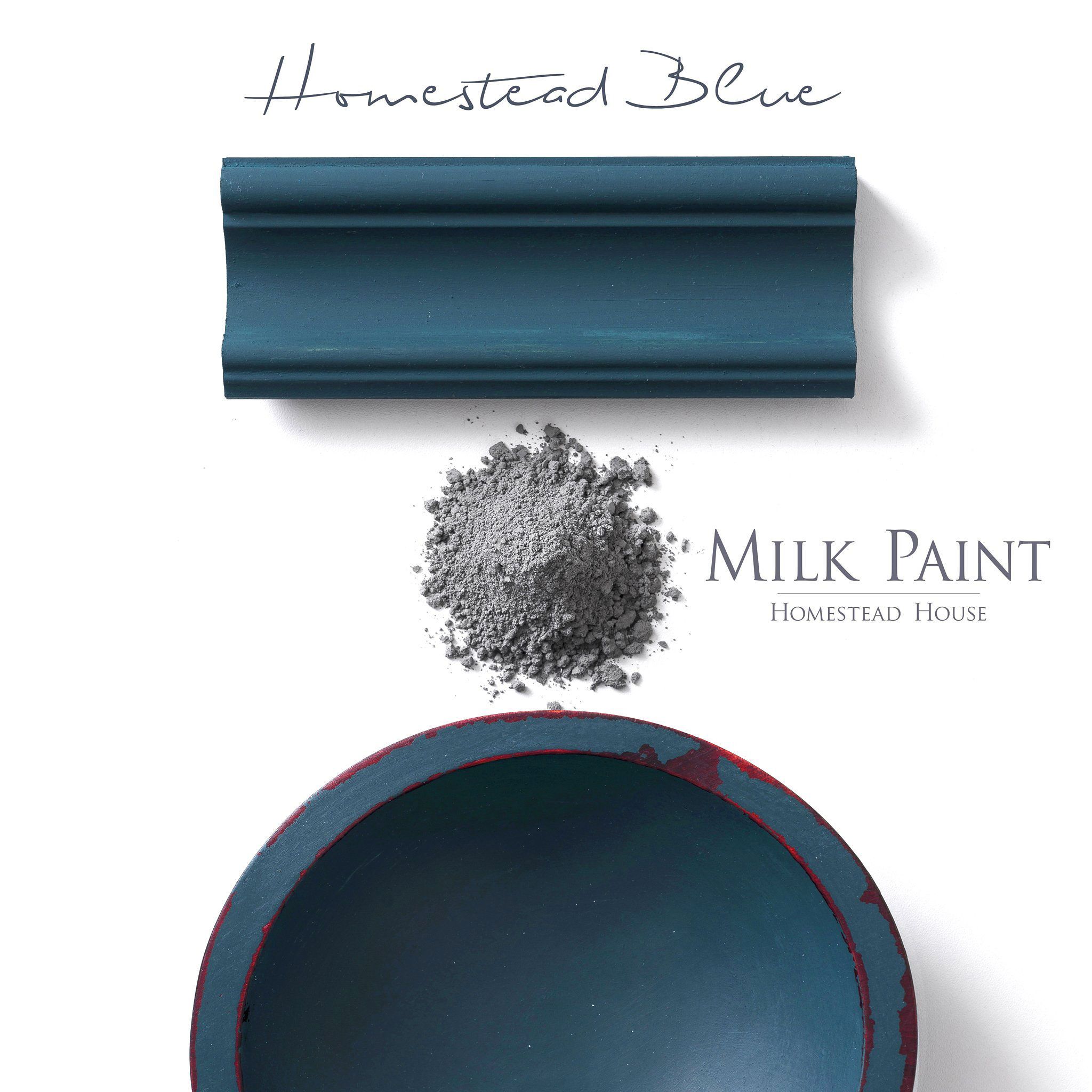 HOMESTEAD BLUE - Homestead House - Milk Paint - Kaseinfärg - Mjölkfärg