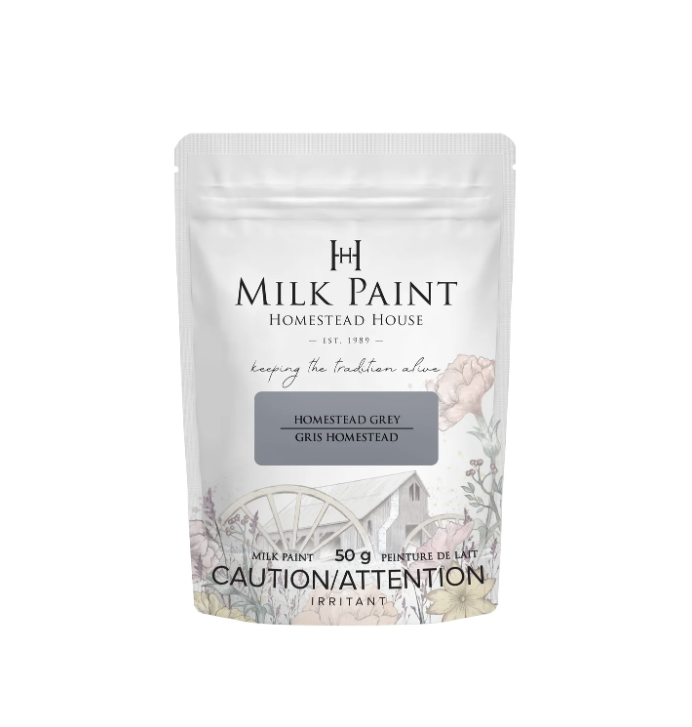 HOMESTEAD GREY - Homestead House - Milk Paint - Kaseinfärg - Mjölkfärg
