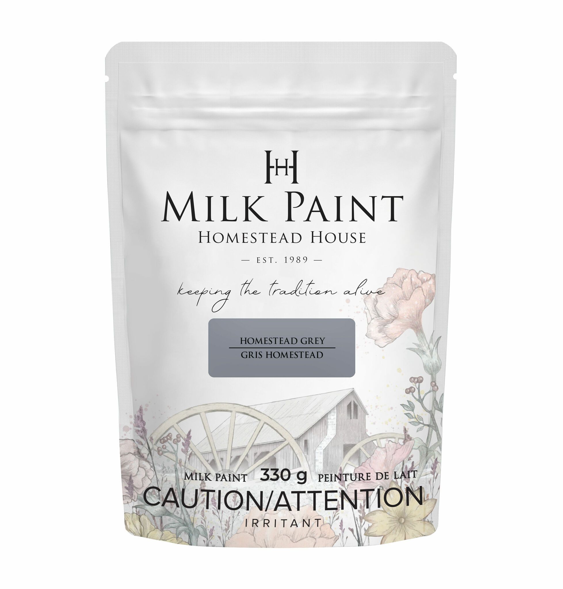 HOMESTEAD GREY - Homestead House - Milk Paint - Kaseinfärg - Mjölkfärg