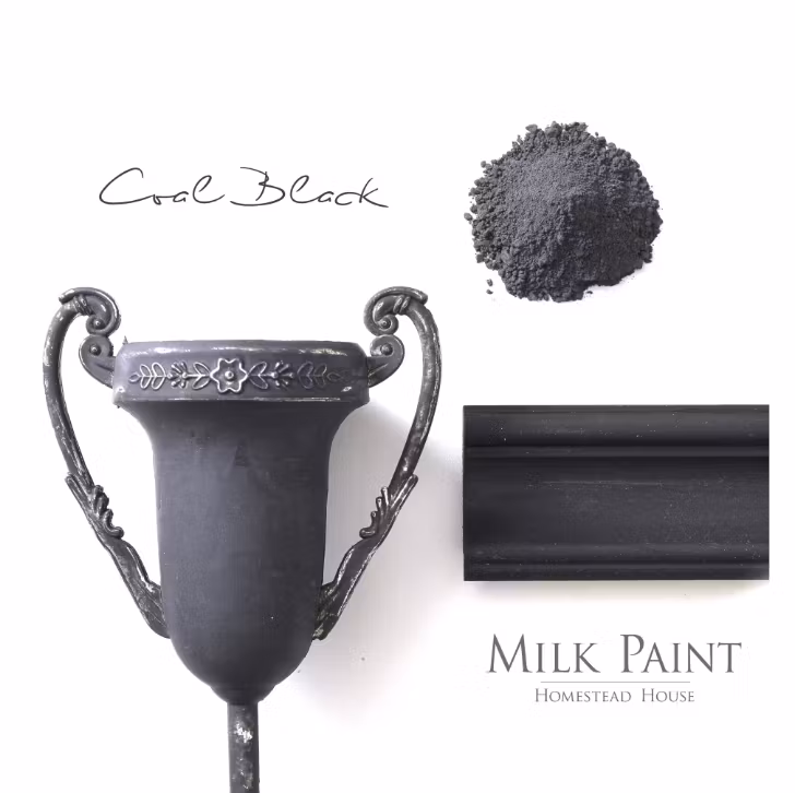 COAL BLACK - Homestead House - Milk Paint - Kaseinfärg - Mjölkfärg