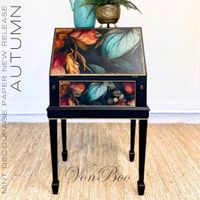MINT - A3 Decoupagepapper (ca 30x42cm) - AUTUMN