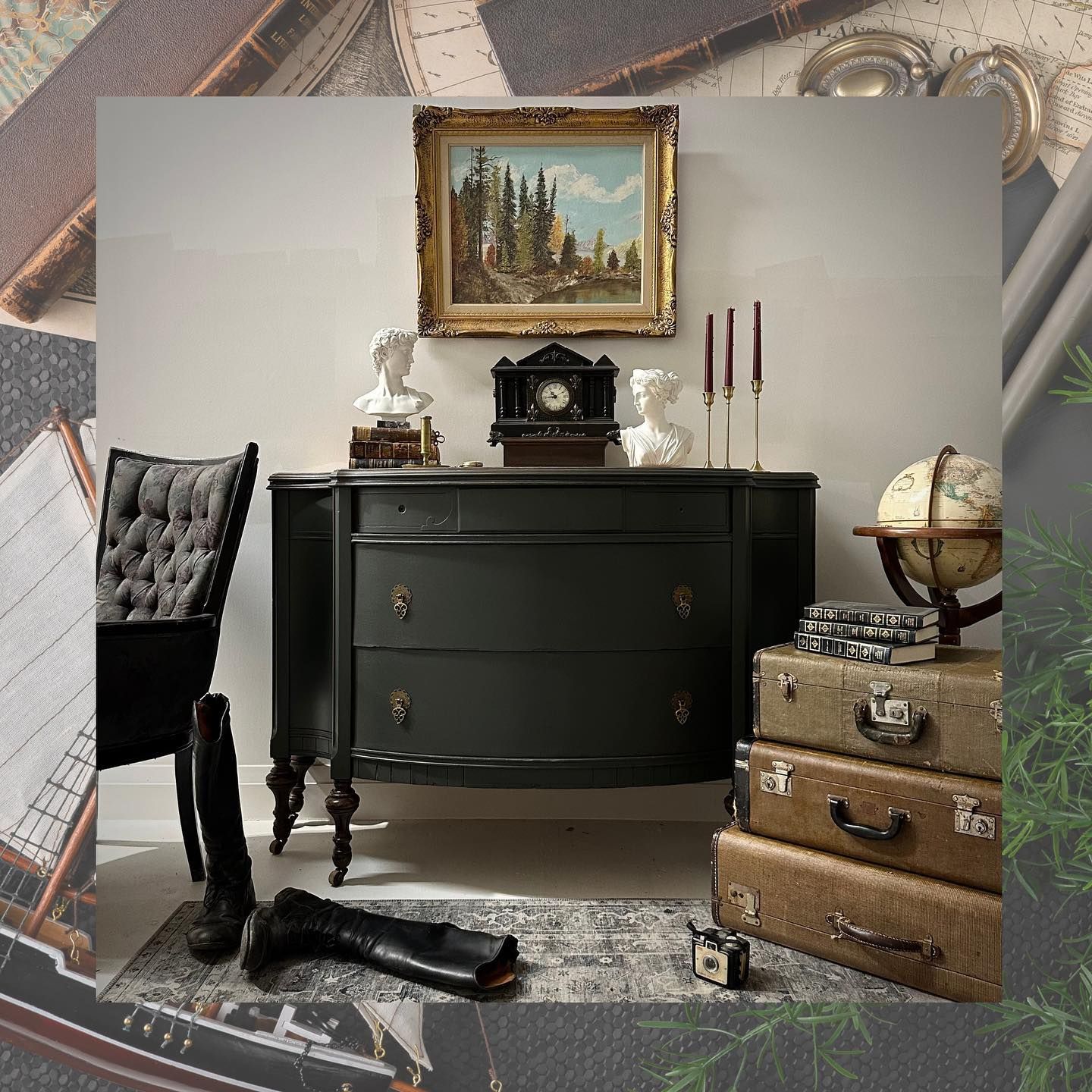 MÖBELFÄRG - Fusion Mineral Paint - Wellington - @brantfordfinderskeepers