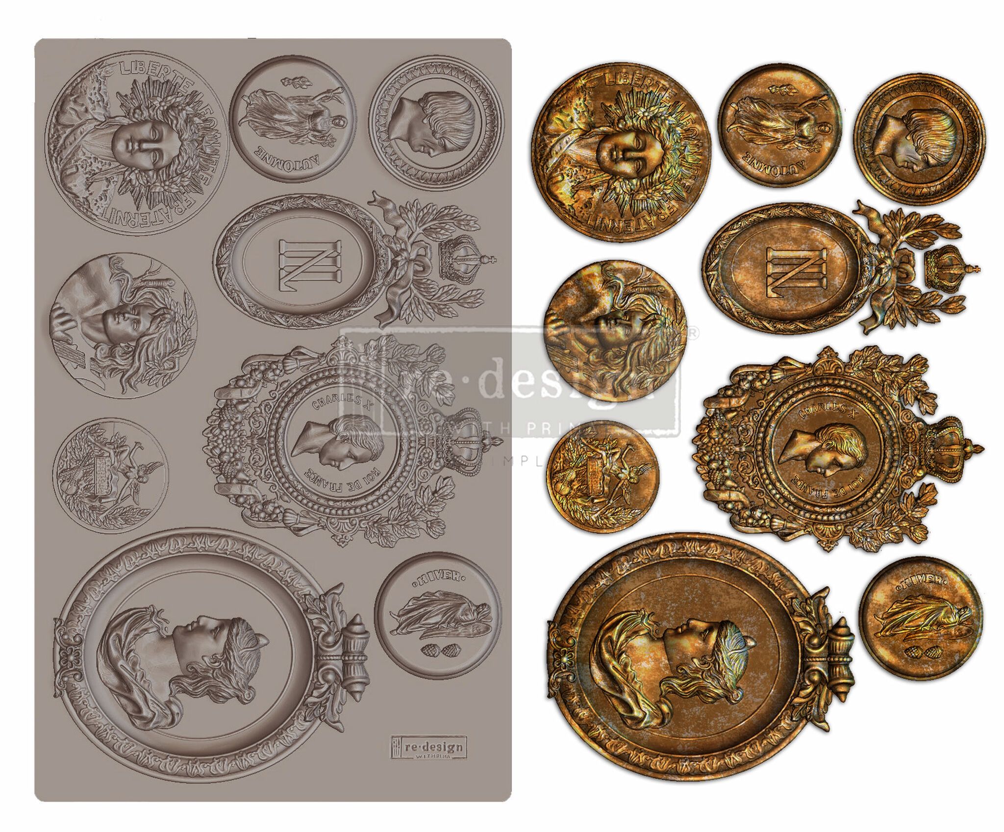 DEKORFORM - ReDesign Décor Mould - Silikonform - Ancient Findings