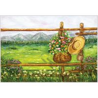 Belles and Whistles Rice Papers - Painted Terrain - A1 ca 59x84cm