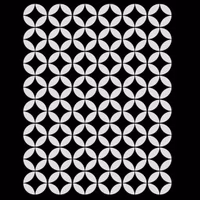 Belles and Whistles Schablon - Retro Lattice - ca 40x50cm