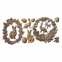 ReDesign Décor Moulds® - Silikonform - Easter Wreaths -  (ca 13x25cm)