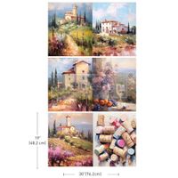 Re Design Tissue Paper PACK - Romantic Getaway - 3st Ark á 48x76cm