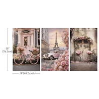 Re Design Tissue Paper PACK - Blush Blossom Boulevard - 3st Ark á 48x76cm