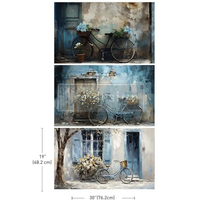 Re Design Tissue Paper PACK - Bike Break - 3st Ark á 48x76cm