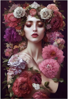 MINT - A3 Decoupagepapper (ca 30x42cm) - BAROQUE FLOWERS