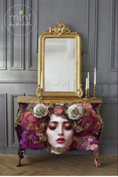 MINT - A3 Decoupagepapper (ca 30x42cm) - BAROQUE FLOWERS