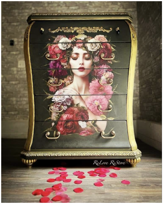 DECOUPAGE - Mint By Michelle - Decoupagepapper - BAROQUE FLOWERS