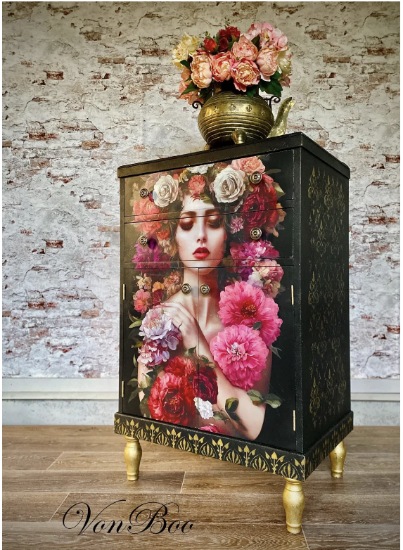DECOUPAGE - Mint By Michelle - Decoupagepapper - BAROQUE FLOWERS