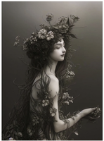 MINT - A3 Decoupagepapper (ca 30x42cm) - SIREN