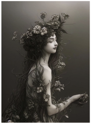 MINT - A3 Decoupagepapper (ca 30x42cm) - SIREN