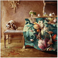 MINT - A3 Decoupagepapper (ca 30x42cm) - WAVE OF FLORALS