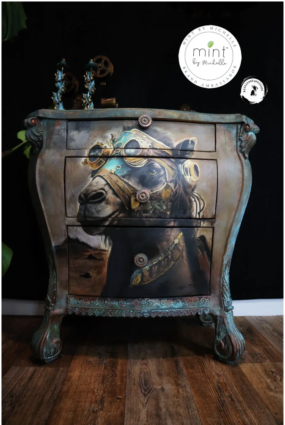 MINT - A3 Decoupagepapper (ca 30x42cm) - CALITO CAMEL