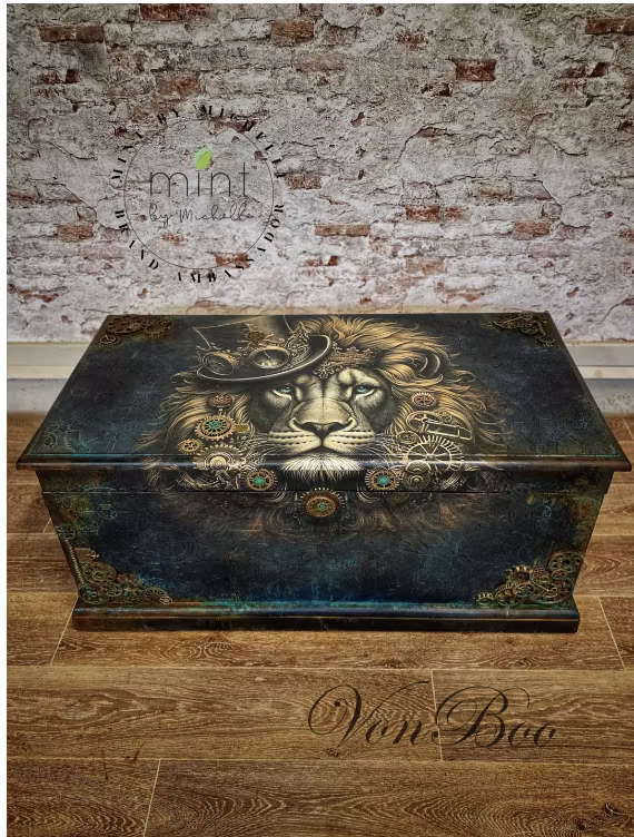 DECOUPAGE - MINT - Decoupagepapper - LEONARDO LION