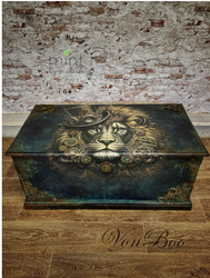 MINT - A3 Decoupagepapper (ca 30x42cm) - LEONARDO LION