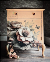 MINT - A3 Decoupagepapper (ca 30x42cm) - PEACH PETALS