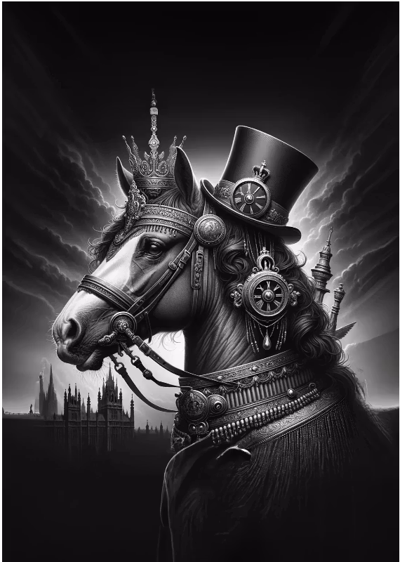 DECOUPAGE - MINT - Decoupagepapper - HECTOR HORSE